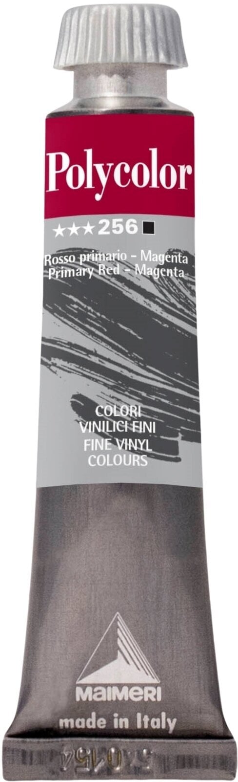 Peinture acrylique Maimeri Vynil Polycolor Peinture acrylique Primary Red Magenta 256 20 ml 1 pc