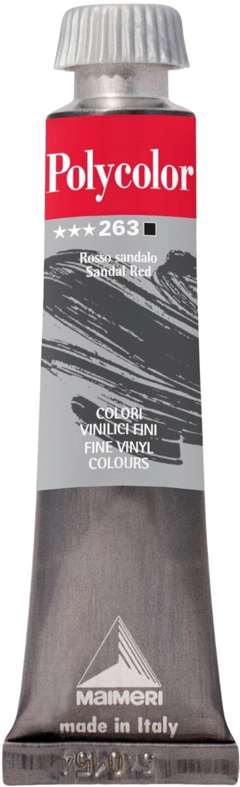 Akrylfärg Maimeri Vynil Polycolor Akrylfärg Sandal Red 263 20 ml 1 st