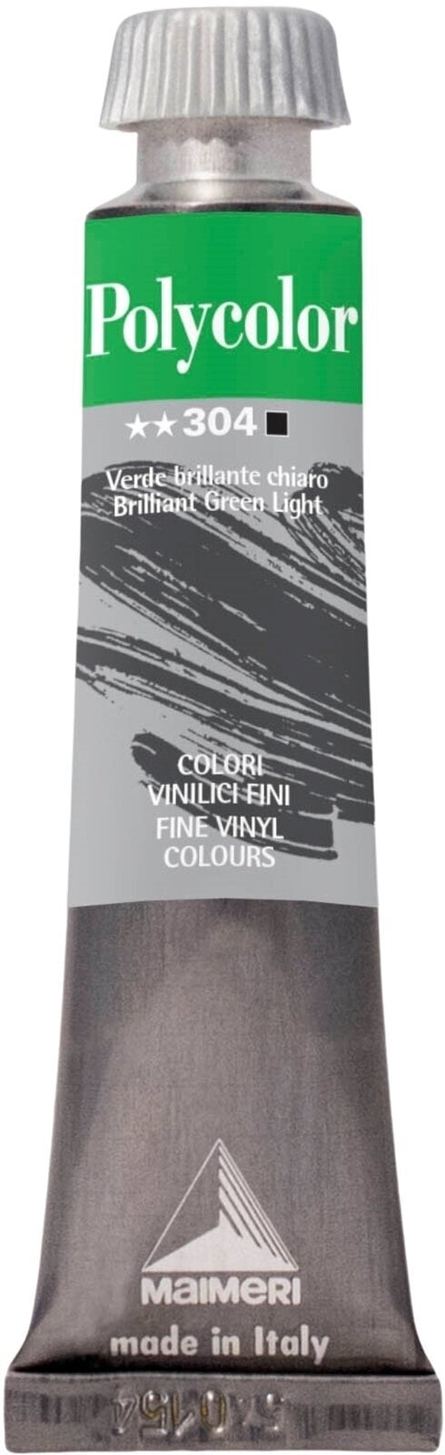 Acrylverf Maimeri Vynil Polycolor Acrylverf Brilliant Green Light 304 20 ml 1 stuk