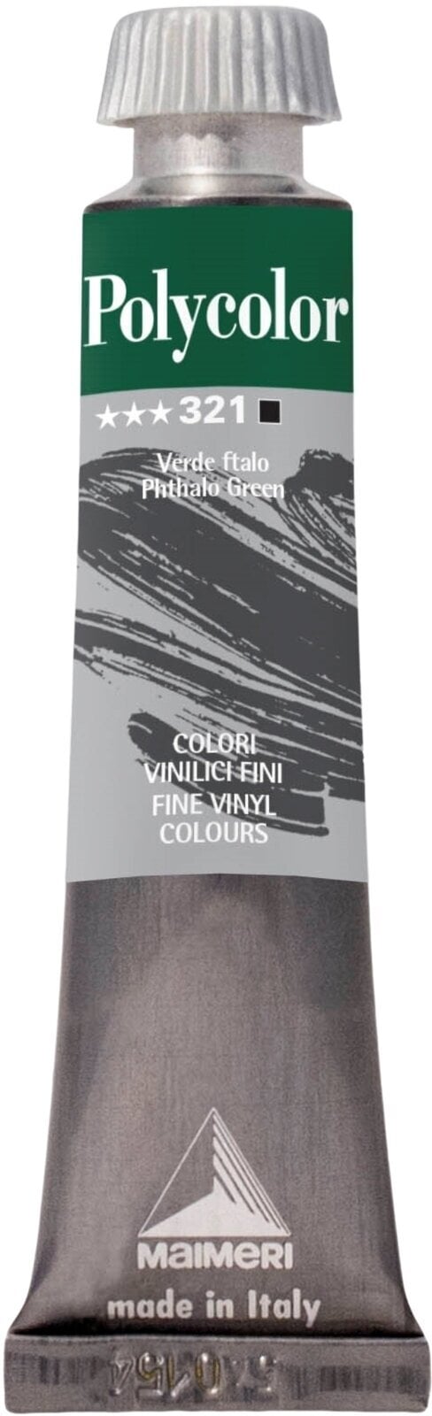 Colore acrilico Maimeri Vynil Polycolor Colori acrilici Phthalo Green 321 20 ml 1 pz