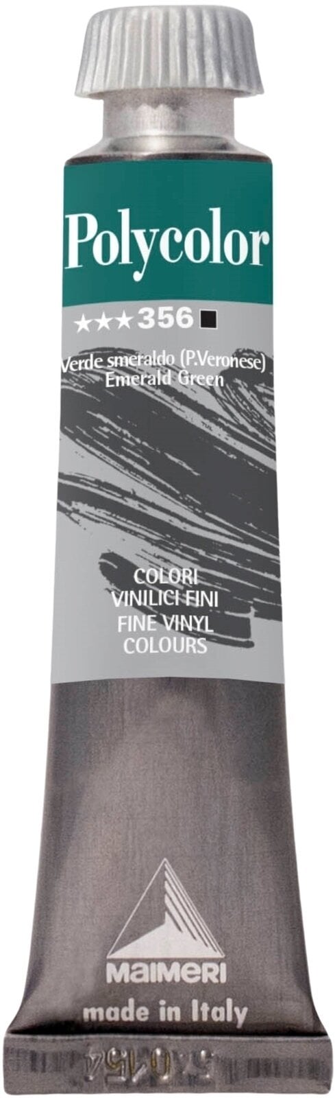 Aκρυλικό Χρώμα Maimeri Vynil Polycolor Ακρυλική μπογιά Emerald Green 356 20 ml 1 τεμ.