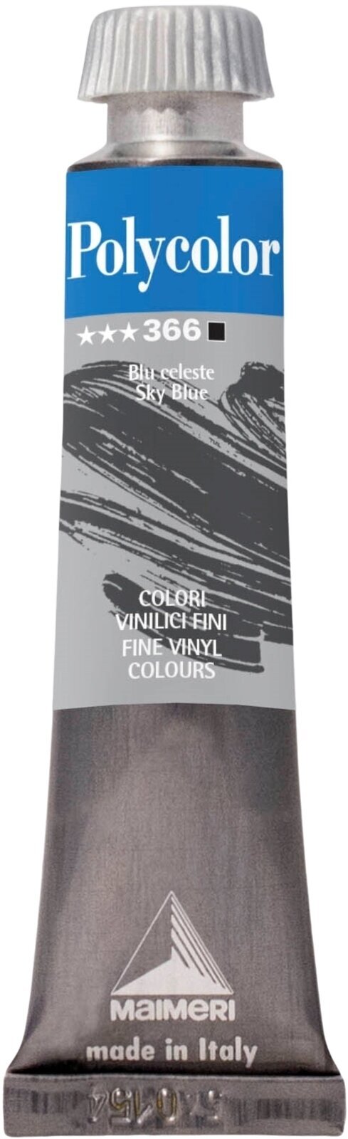 Peinture acrylique Maimeri Vynil Polycolor Peinture acrylique Sky Blue 366 20 ml 1 pc