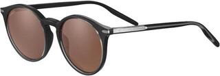 Lifestyle Glasses Serengeti Leonora Shiny Transparent Black/Mineral Polarized Drivers Lifestyle Glasses