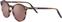 Lifestyle Brillen Serengeti Leonora Shiny Striped Brown/Polarized Drivers Gradient Lifestyle Brillen