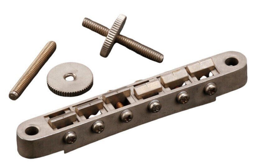 Guitar Bridge Gotoh GE104B Aged Nickel Aged Nickel Guitar Bridge