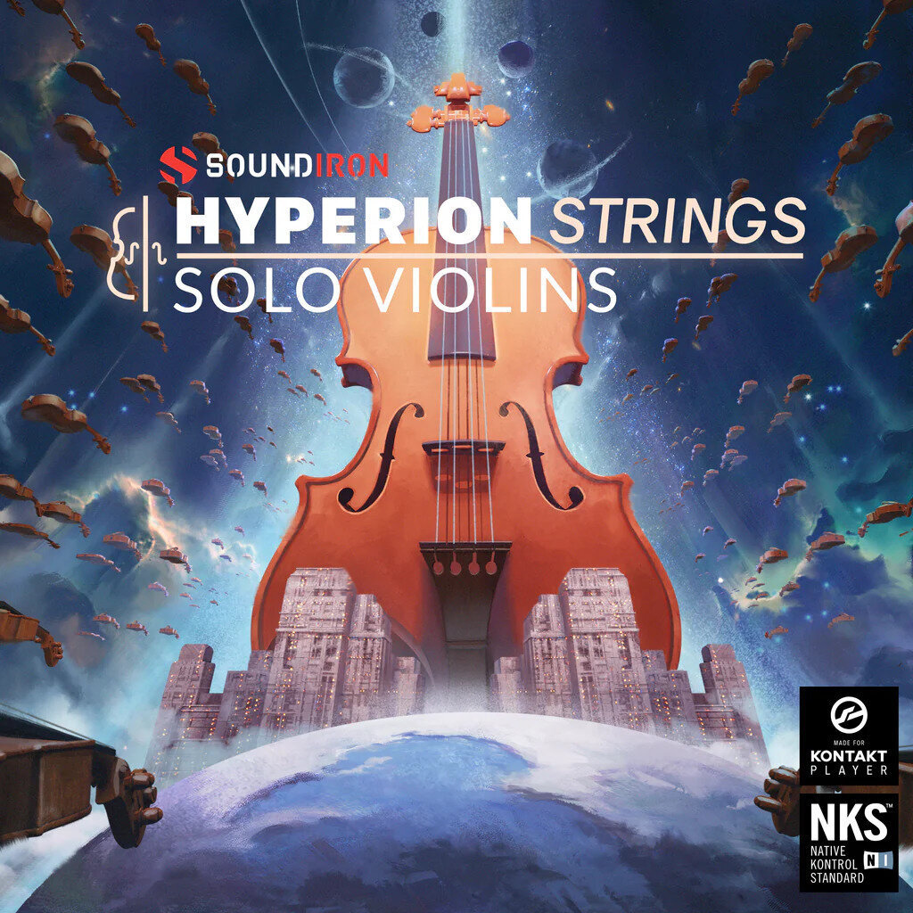 Zvuková knihovna pro sampler Soundiron Hyperion Strings Solo Violins (Digitální produkt)