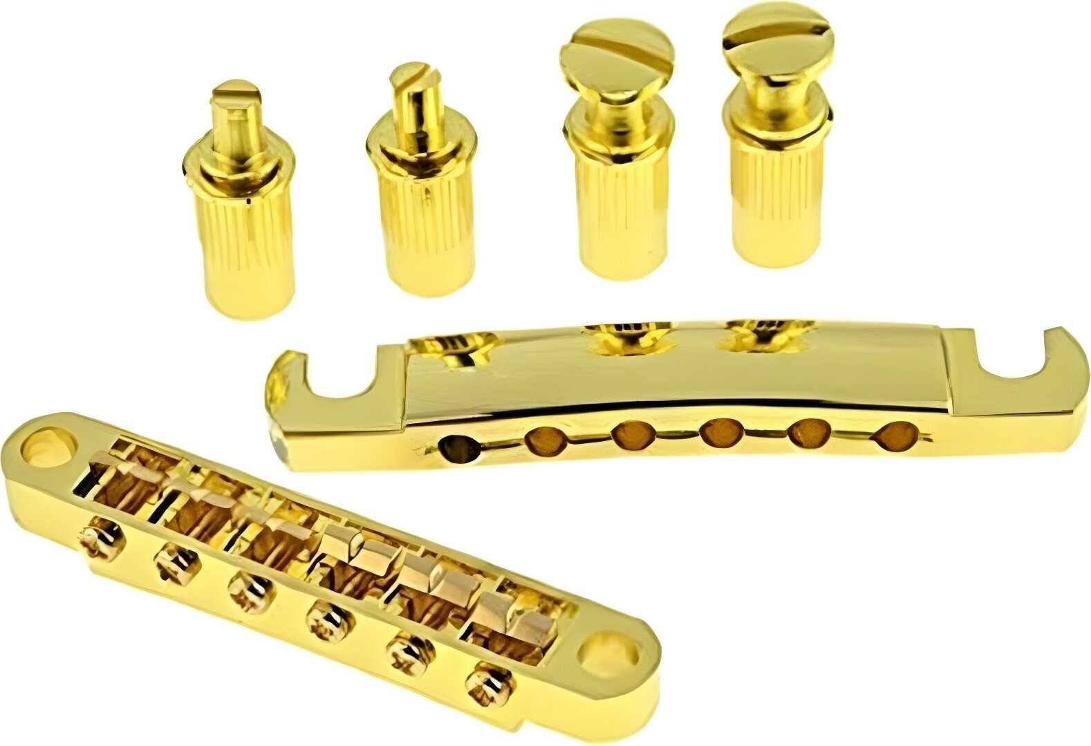 Gitaar brug Dr.Parts EBR7-GD Gold Gitaar brug