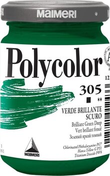 Acrylfarbe Maimeri Vynil Polycolor Acrylfarbe Brilliant Green Deep 305 140 ml 1 Stck - 1