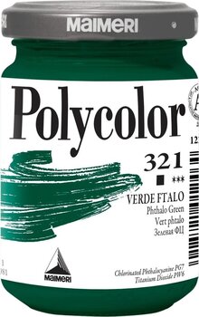 Acrylic Paint Maimeri Vynil Polycolor Acrylic Paint Phthalo Green 321 140 ml 1 pc - 1