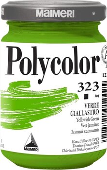 Aκρυλικό Χρώμα Maimeri Vynil Polycolor Ακρυλική μπογιά Yellowish Green 323 140 ml 1 τεμ. - 1