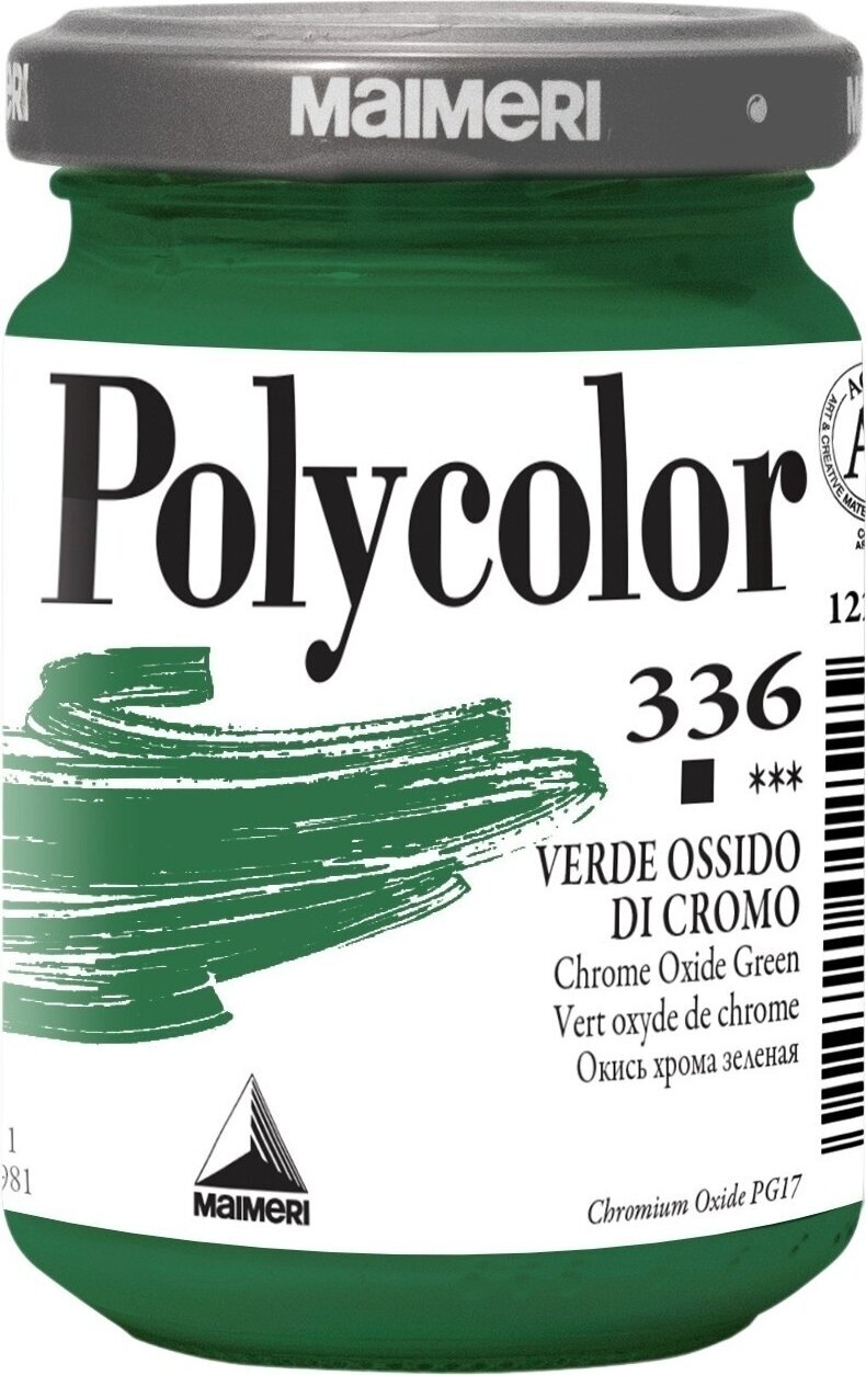 Akrilna barva Maimeri Vynil Polycolor Akrilna barva Chrome Oxide Green 336 140 ml 1 kos