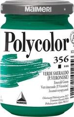Pintura acrílica Maimeri Vynil Polycolor Acrylic Paint Emerald Green 356 140 ml 1 ud.