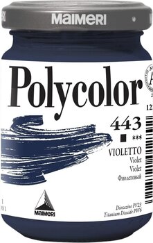 Aκρυλικό Χρώμα Maimeri Vynil Polycolor Ακρυλική μπογιά Violet 443 140 ml 1 τεμ. - 1