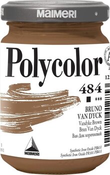 Akryylimaali Maimeri Vynil Polycolor Akryylimaali Vandyke Brown 484 140 ml 1 kpl - 1