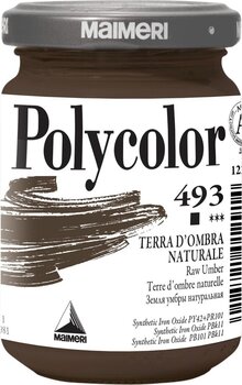 Peinture acrylique Maimeri Vynil Polycolor Peinture acrylique Raw Umber 493 140 ml 1 pc - 1