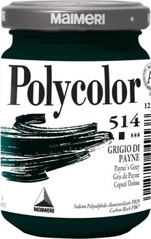 Acrylic Paint Maimeri Vynil Polycolor Acrylic Paint Paynes Grey 514 140 ml 1 pc - 1