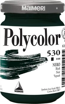 Akryylimaali Maimeri Vynil Polycolor Akryylimaali Black 530 140 ml 1 kpl - 1