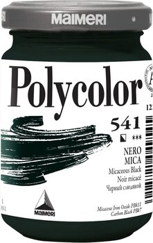 Akryylimaali Maimeri Vynil Polycolor Akryylimaali Micaceous Black 541 140 ml 1 kpl - 1