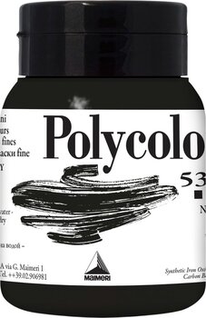 Akryylimaali Maimeri Vynil Polycolor Akryylimaali Black 530 500 ml 1 kpl - 1