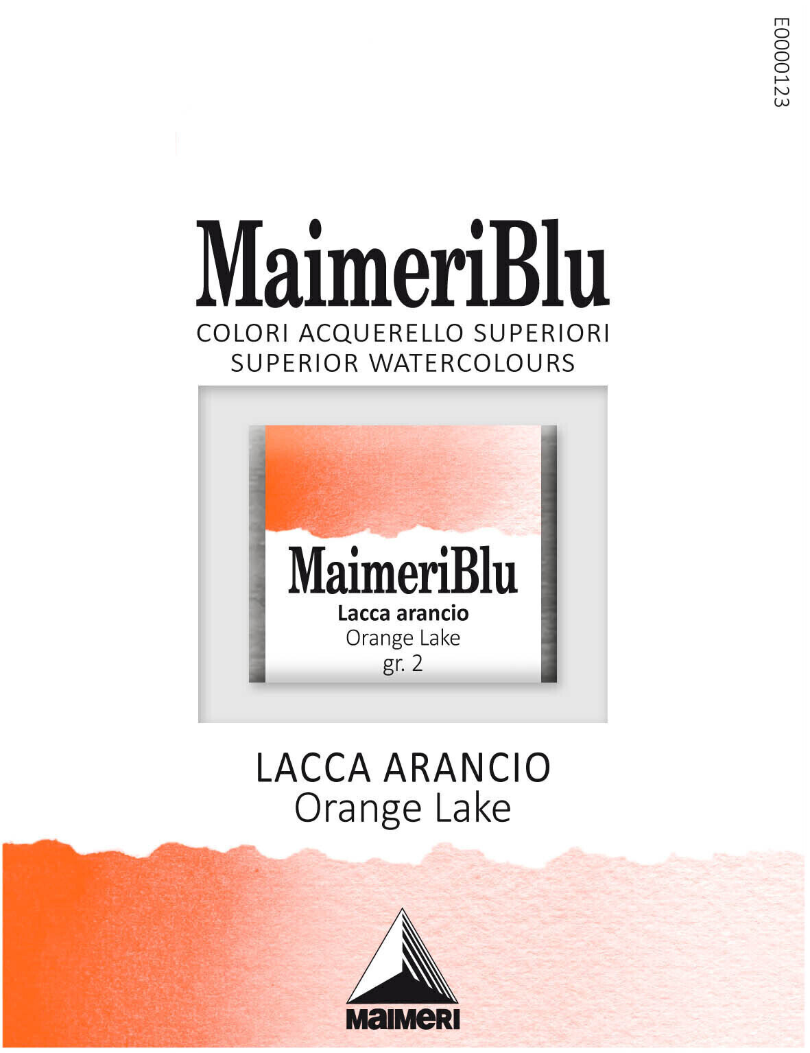 Aquarelverf Maimeri Blu Aquarel verf Orange Lake 125 1,5 ml 1 stuk