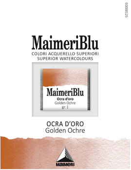 Peintures aquarelles Maimeri Blu Peinture aquarelle Golden Ochre 134 1,5 ml 1 pc - 1