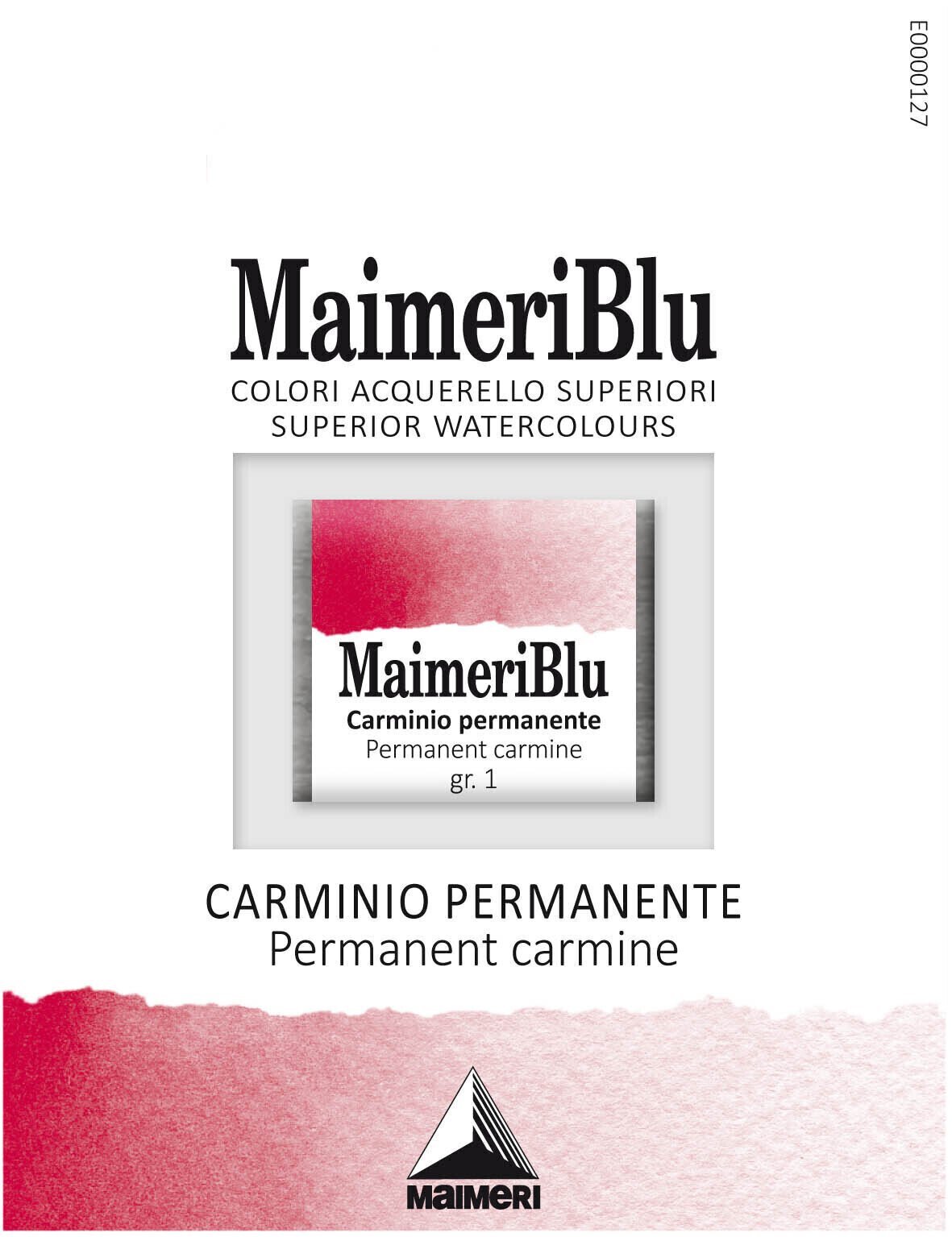 Akvarellimaali Maimeri Blu Vesivärit Permanent Carmine 167 1,5 ml 1 kpl