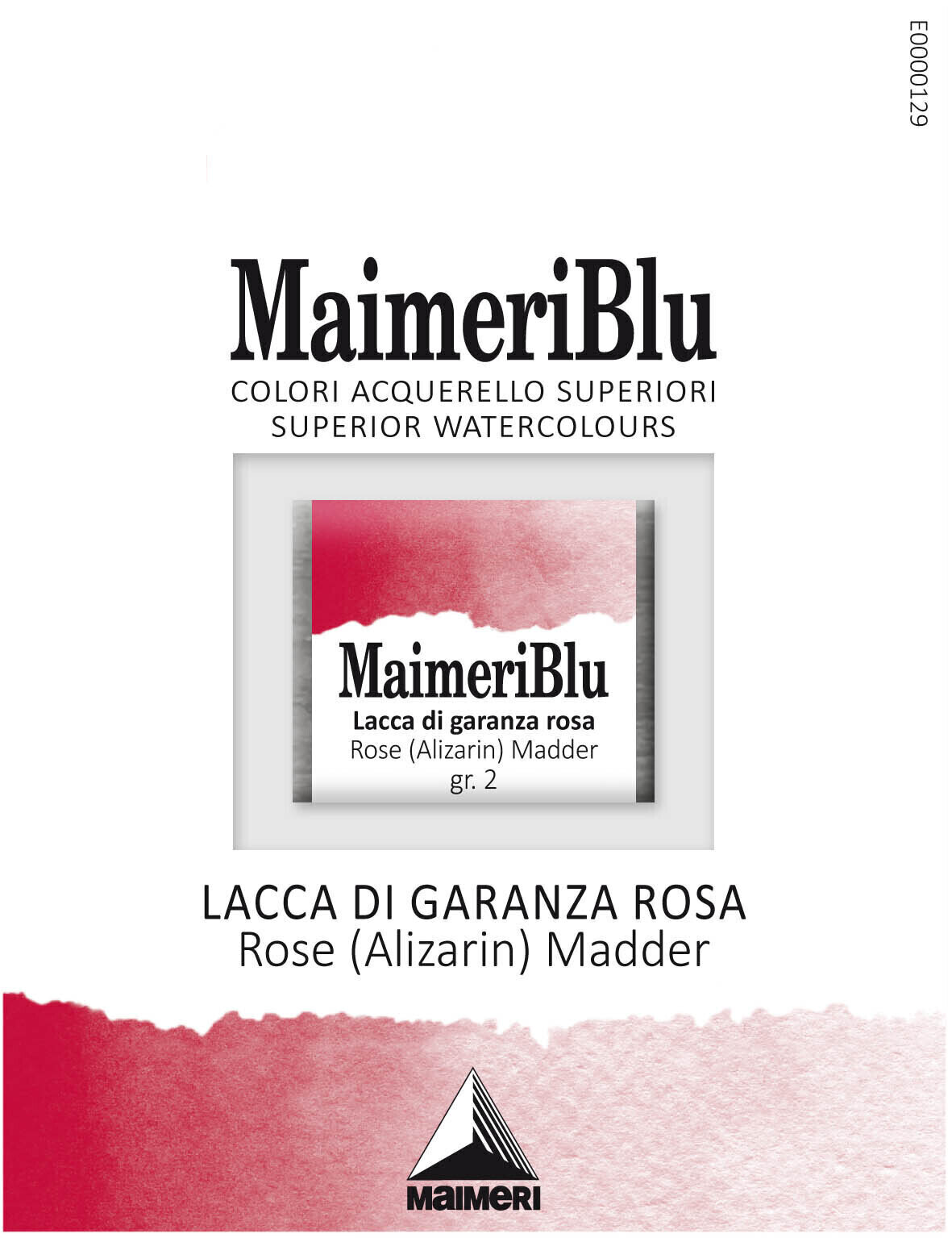 Akvarel boja Maimeri Blu Vodene boje Rose (Alizarin) Madder 176 1,5 ml 1 kom