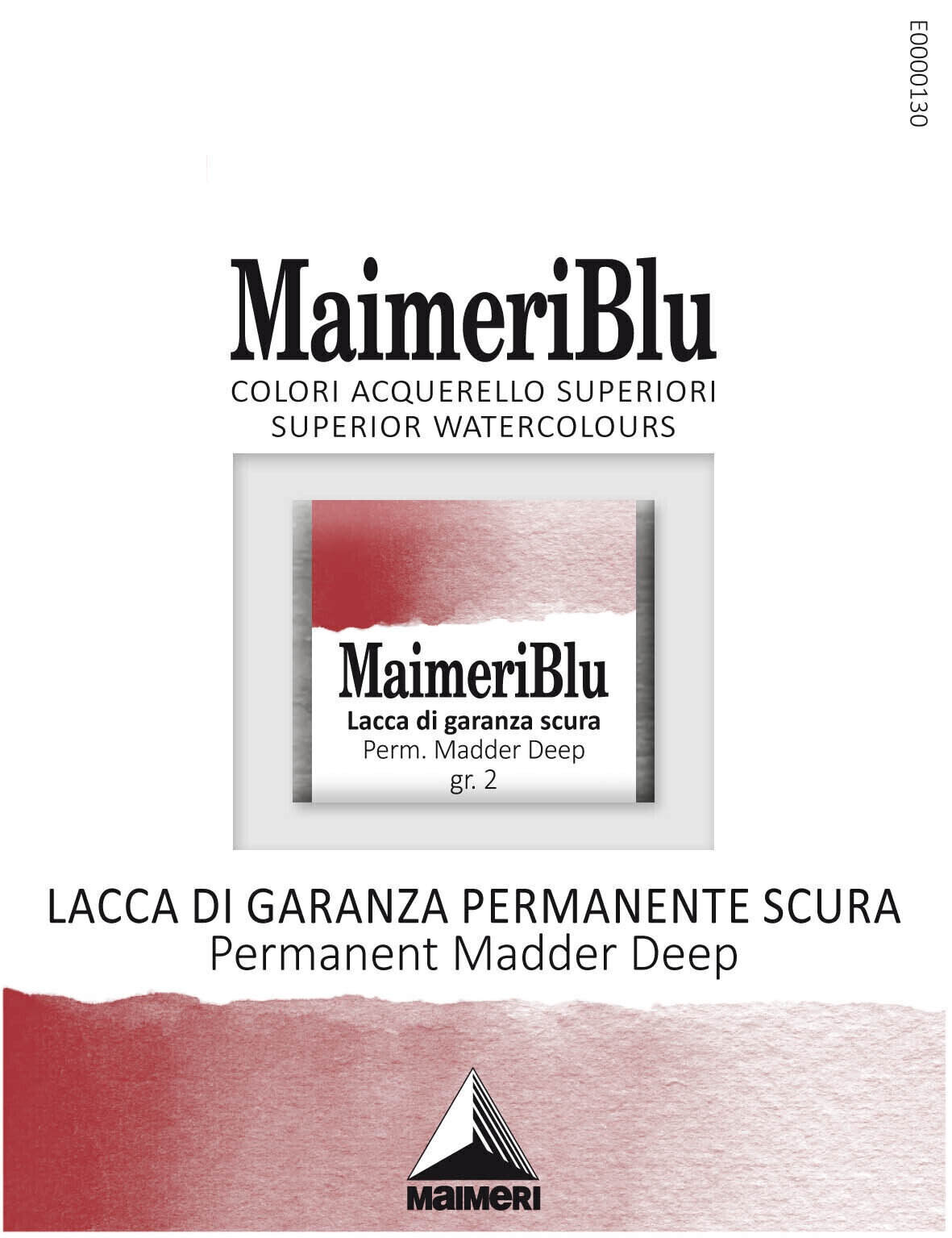 Akvarellfärg Maimeri Blu Akvarellfärg Permanent Madder Deep 178 1,5 ml 1 st