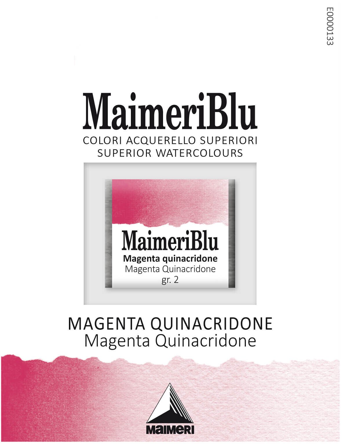 Watercolour Paint Maimeri Blu Watercolour Paint Magenta Quinacridone 186 1,5 ml 1 pc