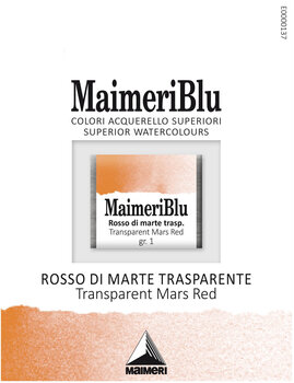 Peintures aquarelles Maimeri Blu Peinture aquarelle Transparent Mars Red 250 1,5 ml 1 pc - 1