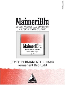 Akvarellimaali Maimeri Blu Vesivärit Permanent Red Light 251 1,5 ml 1 kpl - 1