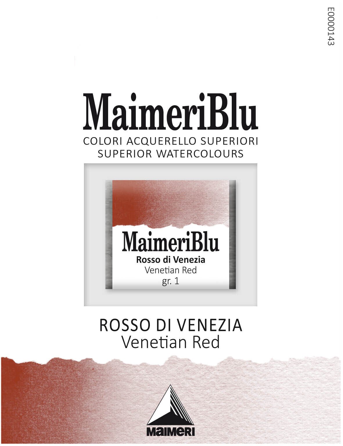 Peintures aquarelles Maimeri Blu Peinture aquarelle Venetian Red 262 1,5 ml 1 pc