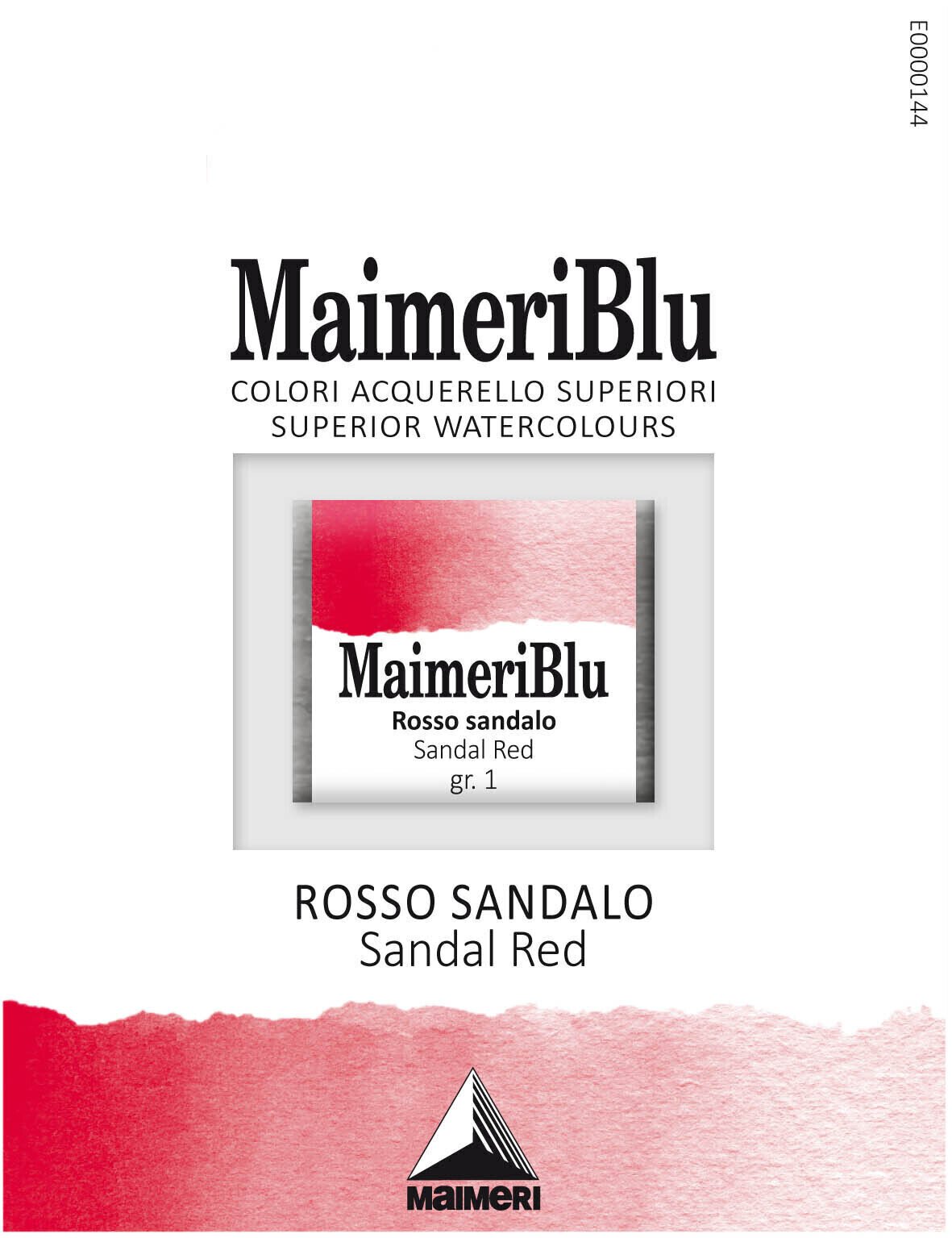 Akvarellimaali Maimeri Blu Vesivärit Sandal Red 263 1,5 ml 1 kpl