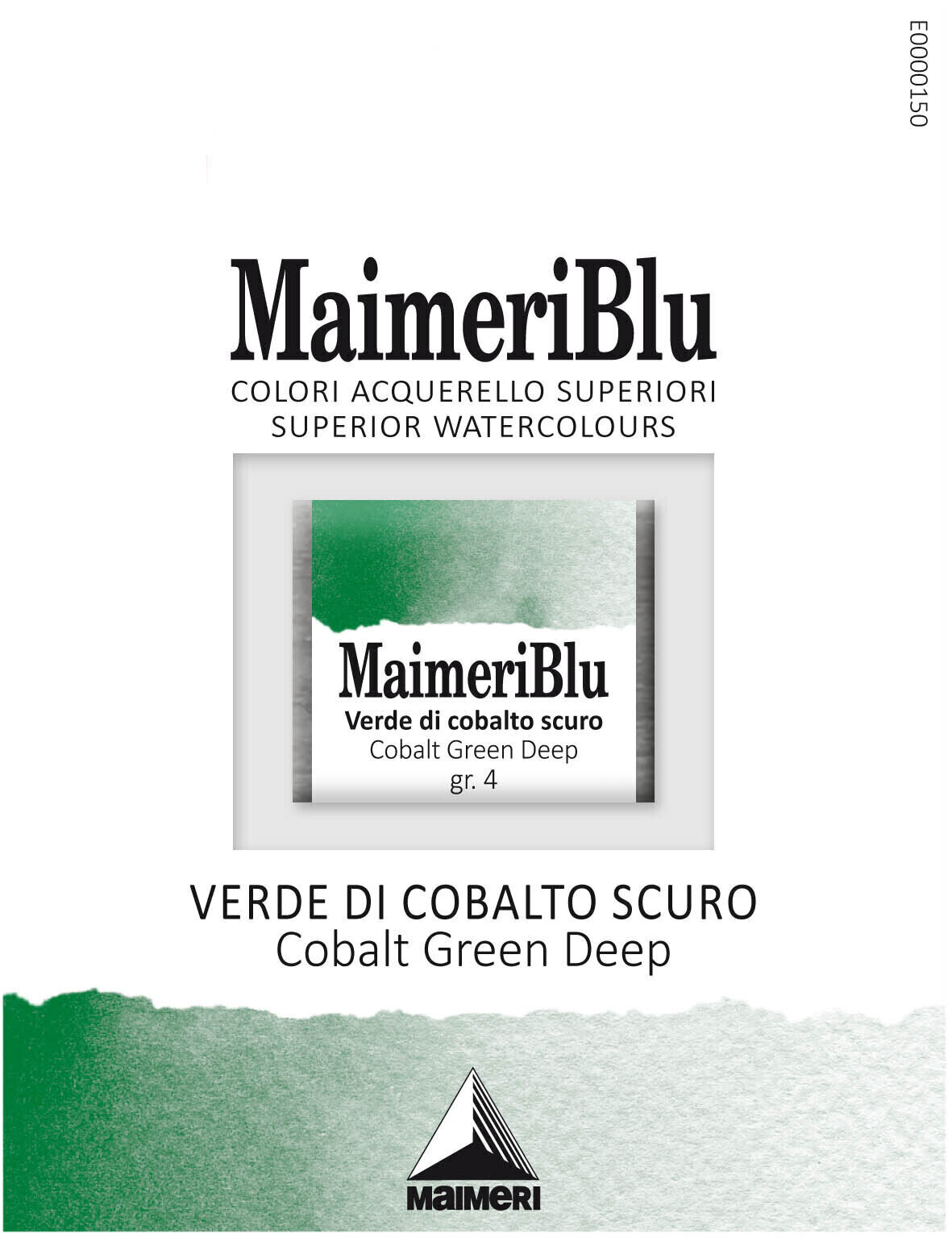 Aquarelverf Maimeri Blu Aquarel verf Cobalt Green Deep 317 1,5 ml 1 stuk