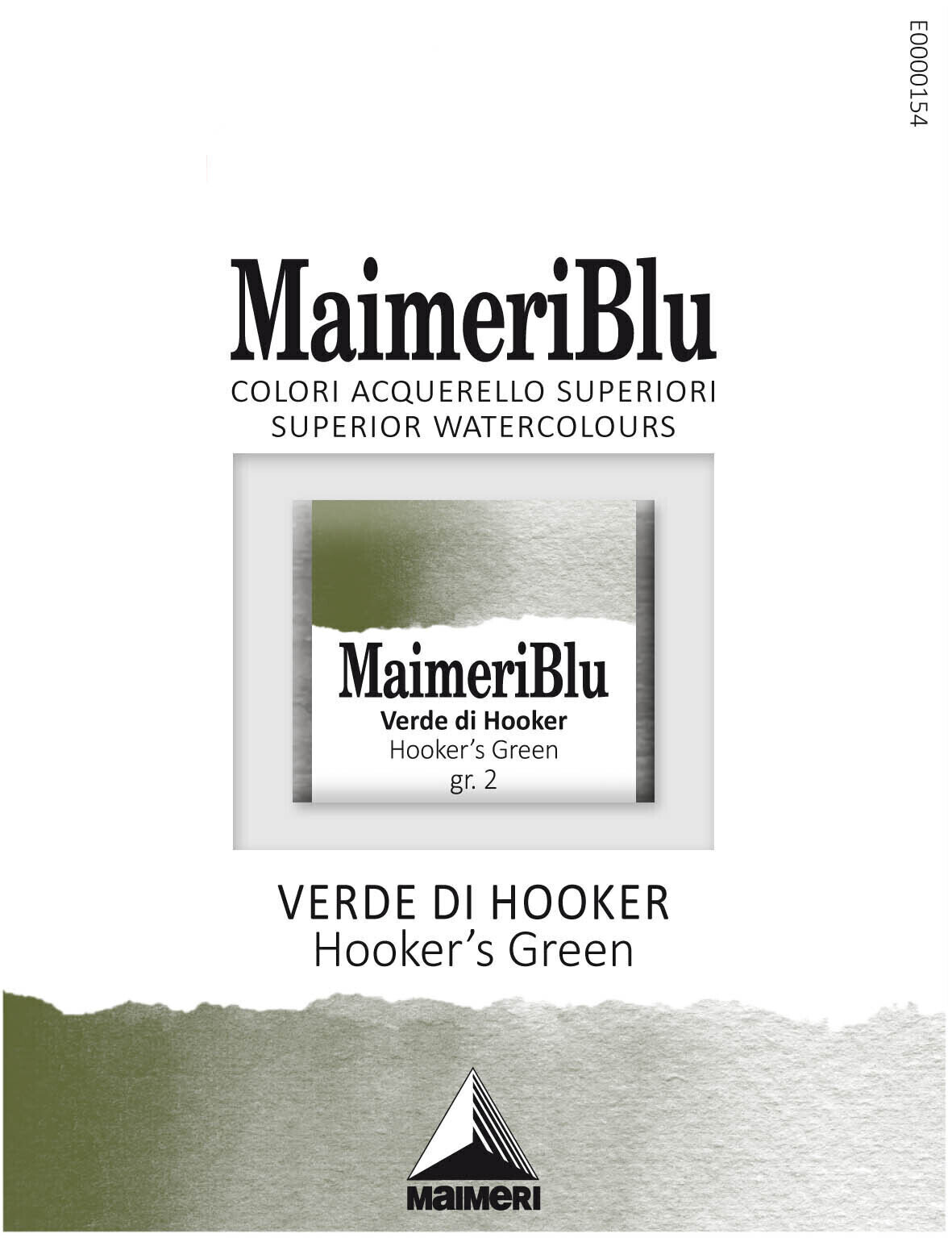 Akvarellfärg Maimeri Blu Akvarellfärg Hooker'S Green 325 1,5 ml 1 st