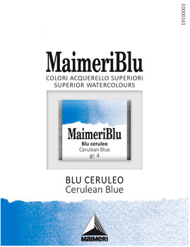 Peintures aquarelles Maimeri Blu Peinture aquarelle Cerulean Blue 368 1,5 ml 1 pc - 1