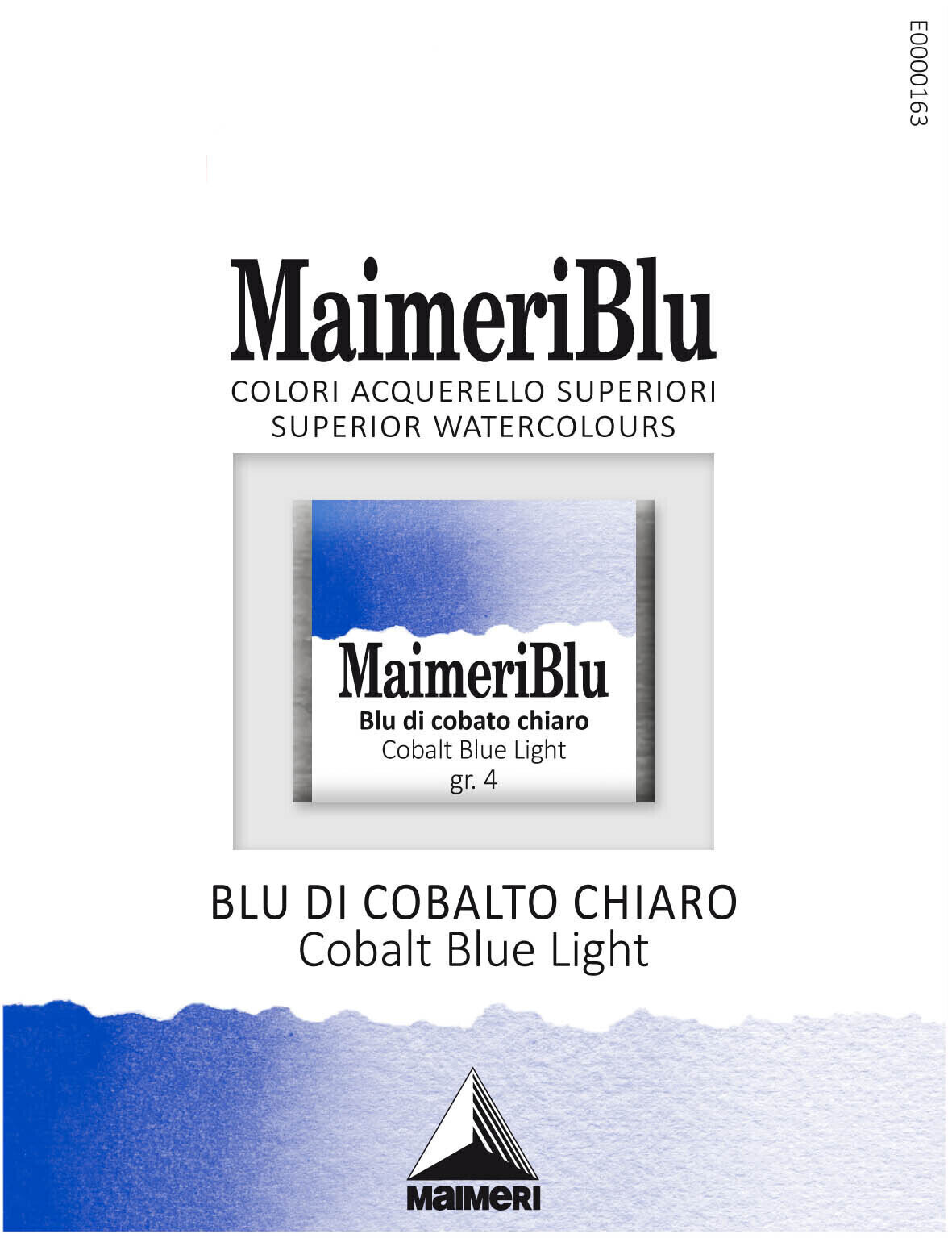 Akvarelna barva Maimeri Blu Akvarelne barve Cobalt Blue Light 373 1,5 ml 1 kos