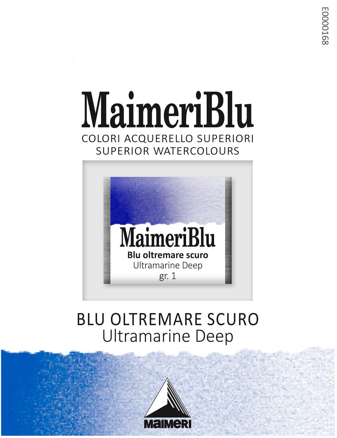 Aquarelverf Maimeri Blu Aquarel verf Ultramarine Deep 392 1,5 ml 1 stuk