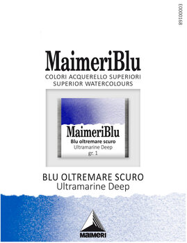 Watercolour Paint Maimeri Blu Watercolour Paint Ultramarine Deep 392 1,5 ml 1 pc - 1