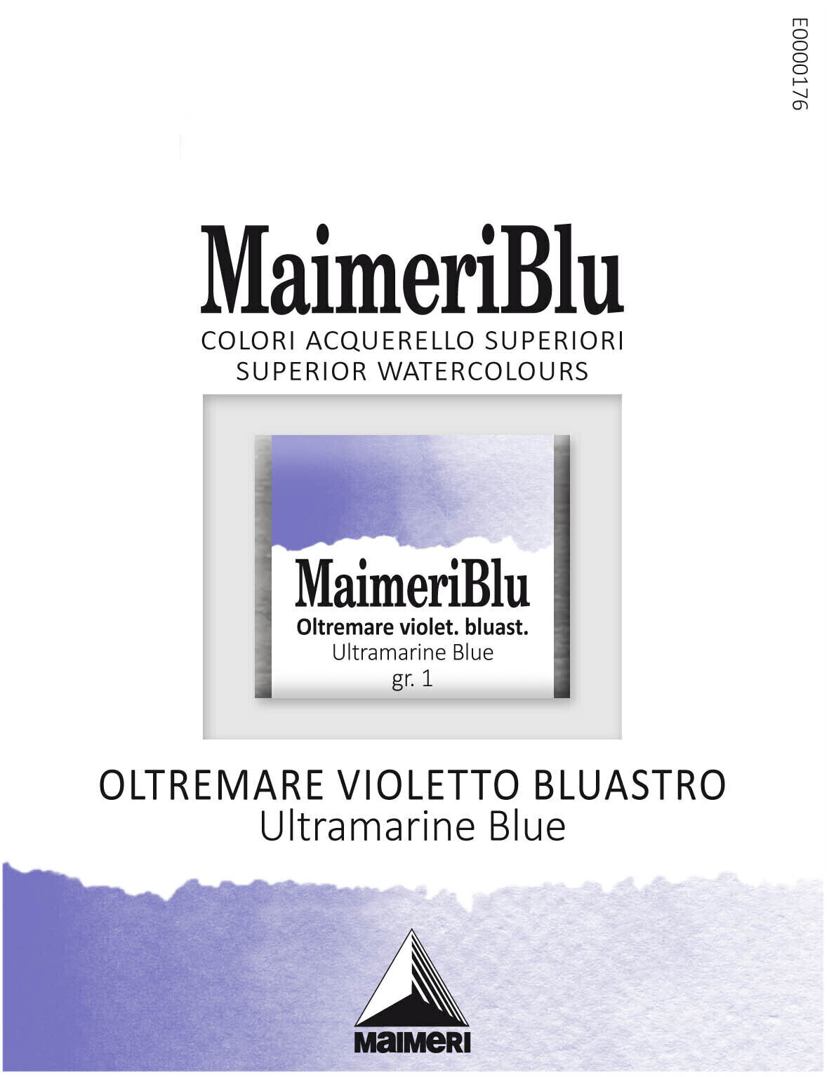 Akvarelová barva Maimeri Blu Akvarelová barva Ultramarine Blue 441 1,5 ml 1 ks