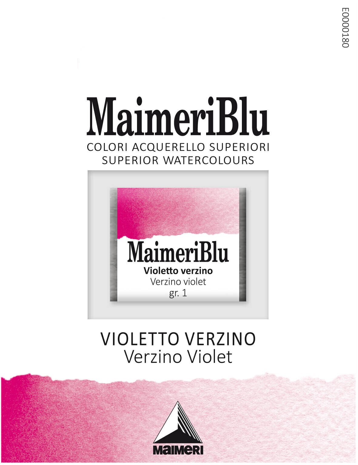 Peintures aquarelles Maimeri Blu Peinture aquarelle Verzino Violet 473 1,5 ml 1 pc