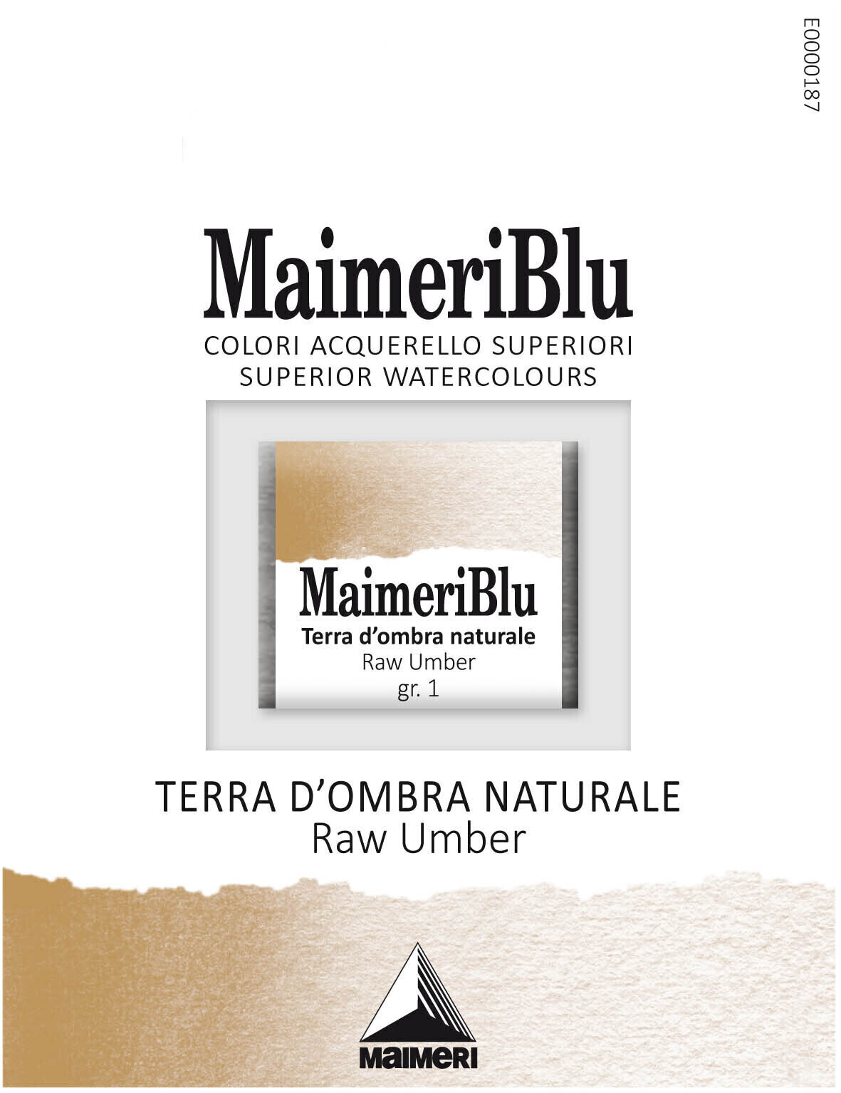 Akvarellimaali Maimeri Blu Vesivärit Raw Umber 493 1,5 ml 1 kpl