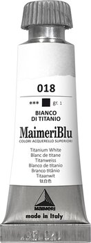 Akvarellimaali Maimeri Blu Vesivärit Titanium White 018 12 ml 1 kpl - 1