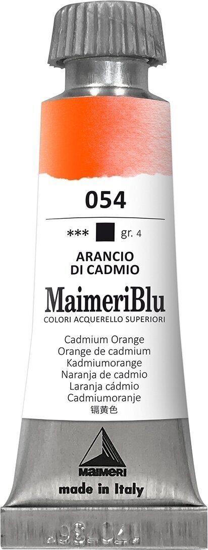 Akvarelová barva Maimeri Blu Akvarelová barva Cadmium Orange 054 12 ml 1 ks