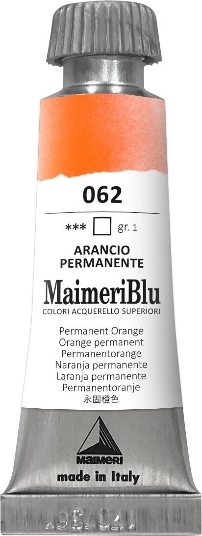 Akvarel maling Maimeri Blu Akvarel maling Permanent Orange 062 12 ml 1 stk.