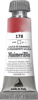 Acquarello Maimeri Blu Vernice ad acquerello Permanent Madder Deep 178 12 ml 1 pz - 1