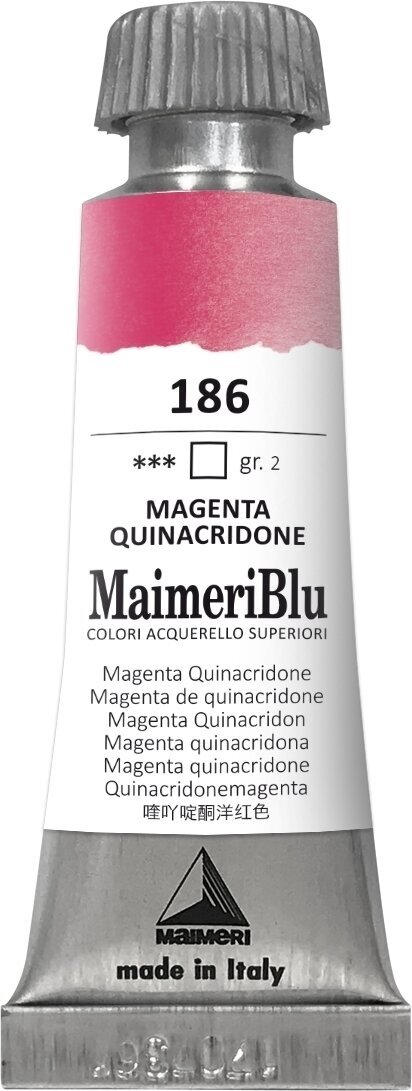 Farba akwarelowa Maimeri Blu Farba akwarelowa Magenta Quinacridone 186 12 ml 1 szt