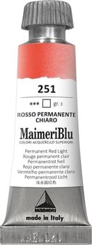 Watercolour Paint Maimeri Blu Watercolour Paint Permanent Red Light 251 12 ml 1 pc - 1