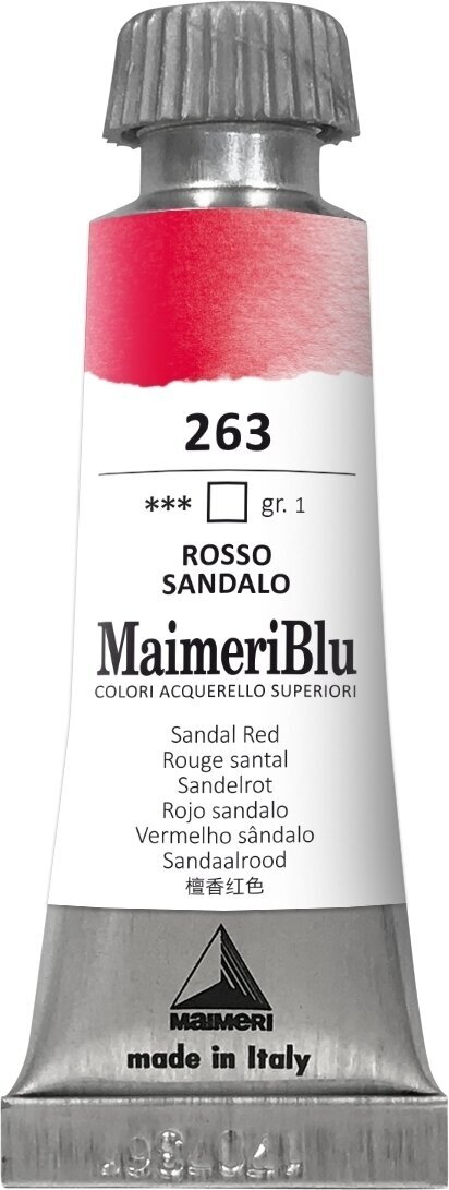 Culoare acuarelă Maimeri Blu Vopsea acuarela Sandal Red 263 12 ml 1 buc