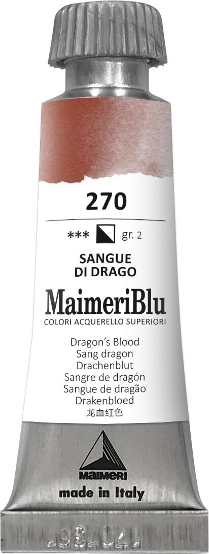 Acquarello Maimeri Blu Vernice ad acquerello Dragon's Blood 270 12 ml 1 pz